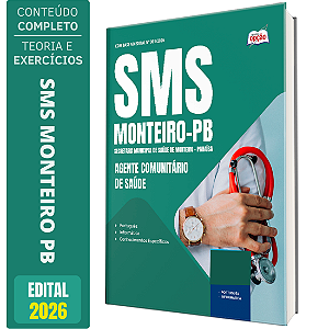 Apostila Prefeitura de Monteiro PB 2026 - Agente Comunitário de Saúde (ACS)