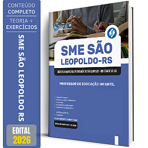 Apostila Prefeitura de São Leopoldo RS 2026 - Professor de Educação Infantil