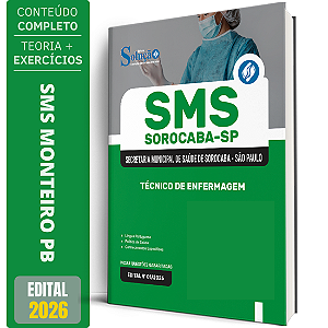 Apostila Prefeitura de Sorocaba SP 2026 - Técnico de Enfermagem