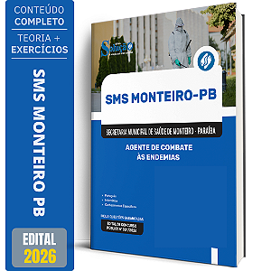 Apostila Prefeitura de Monteiro PB 2026 - Agente de Combate às Endemias (ACE)