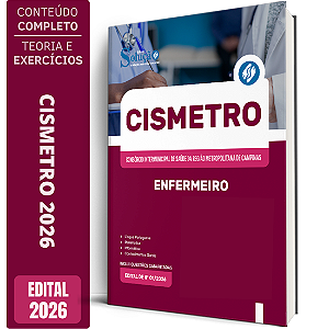 Apostila CISMETRO 2026 - Enfermeiro