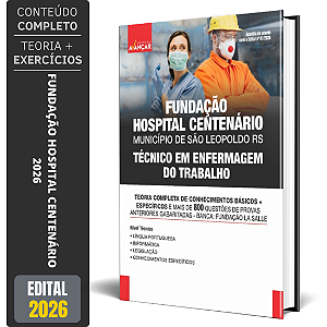 Apostila FHC 2026 - Técnico em Enfermagem Do Trabalho