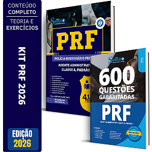 Kit Apostila Prf 2026 - Agente Administrativo + Testes