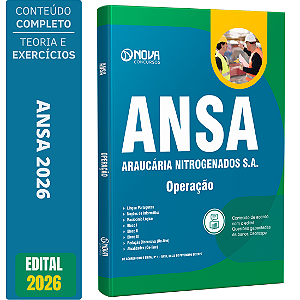 Apostila Ansa 2026  - Operação