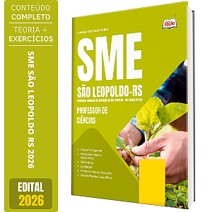 Apostila Concurso São Leopoldo RS 2026 - Professor de Ciências