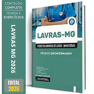 Apostila Prefeitura de Lavras MG 2026 - Técnico de Enfermagem