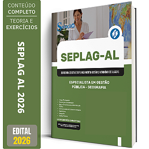 Apostila Concurso SEPLAG AL 2026 - Geografia