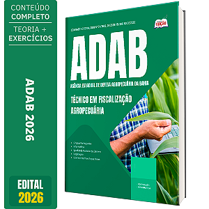 Apostila ADAB 2026 - Técnico em Fiscalização Agropecuária