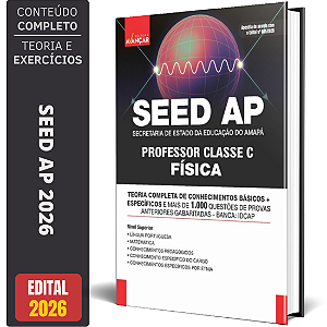 Apostila Avançar SEED AP 2026 - PROFESSOR CLASSE C - FÍSICA