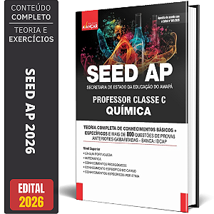 Apostila Avançar SEED AP 2026 - PROFESSOR CLASSE C - QUÍMICA
