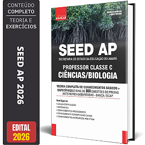 Apostila Avançar SEED AP 2026 - PROFESSOR CLASSE C - CIÊNCIAS/BIOLOGIA