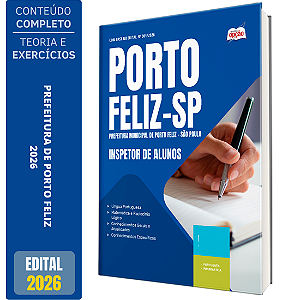 Apostila Prefeitura de Porto Feliz - SP 2026 - Inspetor de Alunos