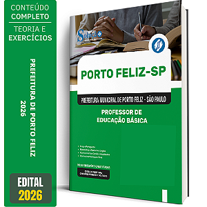 Apostila Prefeitura de Porto Feliz - SP 2026 - Professor de Educação Básica 1