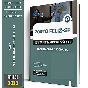 Apostila Prefeitura de Porto Feliz - SP 2026 - Professor de Geografia