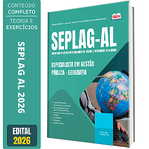 Apostila SEPLAG-AL 2026 - Geografia