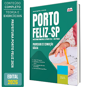 Apostila Prefeitura de Porto Feliz 2026 - Professor de Educação Básica 1