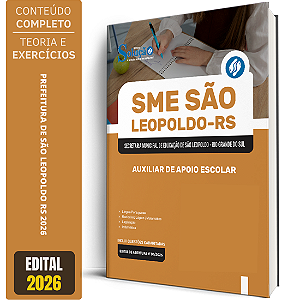 Apostila Prefeitura de São Leopoldo RS 2026 - Auxiliar de Apoio Escolar