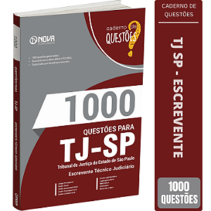 Apostila 1.000 Questões TJ SP 2026 - Escrevente Técnico Judiciário