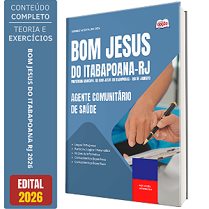 Apostila Prefeitura de Bom Jesus do Itabapoana RJ 2026 - Agente Comunitário de Saúde