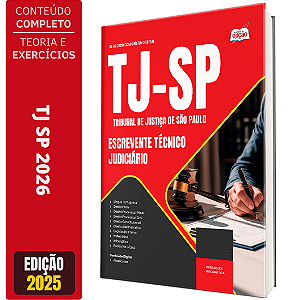 Apostila TJ SP 2026 - Escrevente Técnico Judiciário