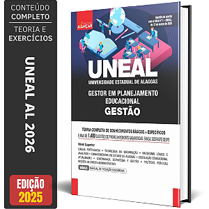 Apostila UNEAL AL 2026 - Gestor de Planejamento Educacional - Gestão