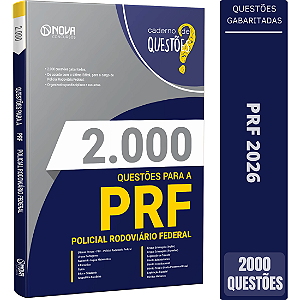 Livro 2000 Questões PRF 2026 - Policial Rodoviário Federal
