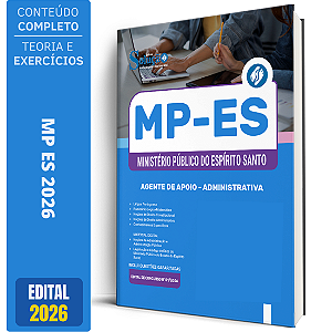 Apostila MP ES 2026 - Agente de Apoio - Administrativa
