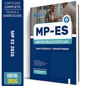 Apostila MP ES 2026 - Agente de Apoio - Administrador