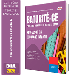 Apostila Prefeitura de Baturité CE 2026 - Professor da Educação Infantil