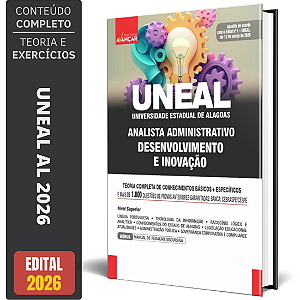 Apostila UNEAL AL 2026 - Analista Administrativo - Desenvolvimento e Inovação