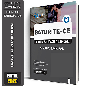Apostila Prefeitura de Baturité CE 2026 - Guarda Municipal
