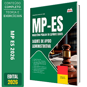 Apostila MP ES 2026 - Agente de Apoio - Administrativa
