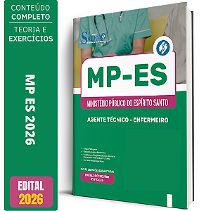 Apostila MP ES 2026 - Agente Técnico - Enfermeiro