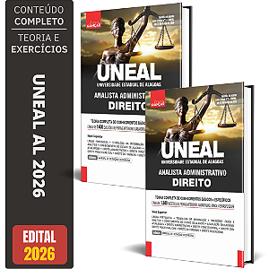 Apostila UNEAL AL 2026 - Analista Administrativo - Direito
