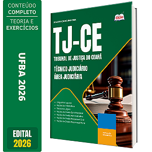Apostila TJ CE 2026 - Técnico Judiciário - Área Judiciária