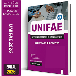 Apostila UNIFAE 2026 - Agente Administrativo