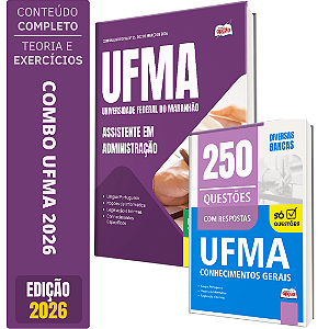 Kit UFMA 2026 Apostila Assistente em Administração + Caderno de 250 Questões