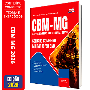 Apostila CBM MG 2026 - Soldado Bombeiro Militar
