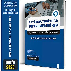 Apostila Prefeitura de Tremembé SP 2026 - Auxiliar Administrativo