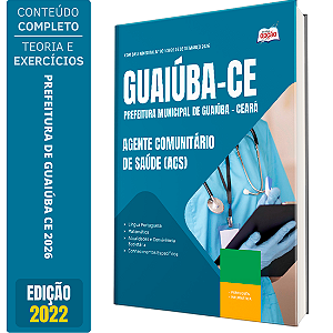 Apostila Prefeitura de Guaiúba CE 2026 - Agente Comunitário de Saúde