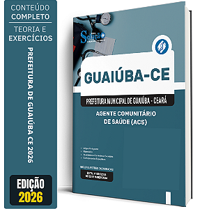 Apostila Prefeitura de Guaiúba CE 2026 - Agente Comunitário de Saúde