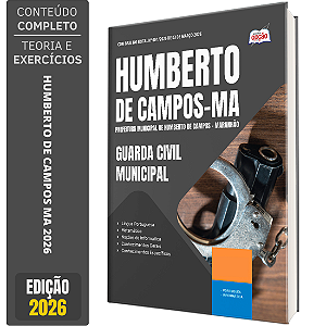 Apostila Prefeitura de Humberto de Campos MA 2026 - Guarda Civil Municipal