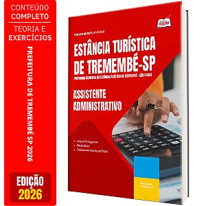 Apostila Prefeitura de Tremembé SP 2026 - Assistente Administrativo