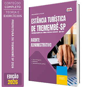 Apostila Prefeitura de Tremembé SP 2026 - Agente Administrativo