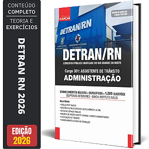 Apostila Detran RN - Analista de Trânsito -  Administração