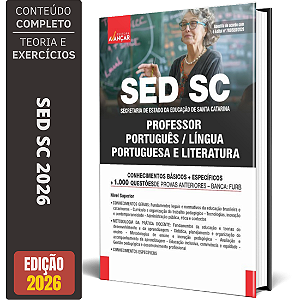 Apostila SED SC Professor - Língua Portuguesa e Literatura