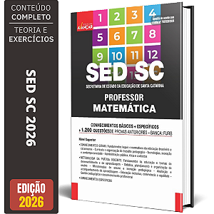 Apostila SED SC Professor - Matemática