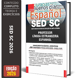 Apostila SED SC Professor - Espanhol