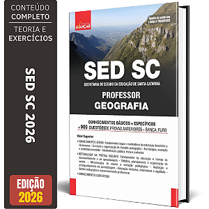 Apostila SED SC Professor - Geografia
