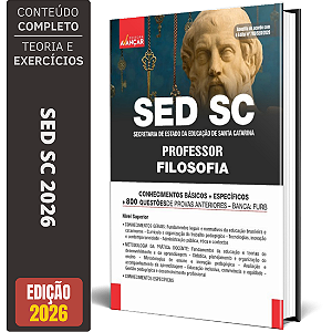 Apostila SED SC Professor - Filosofia